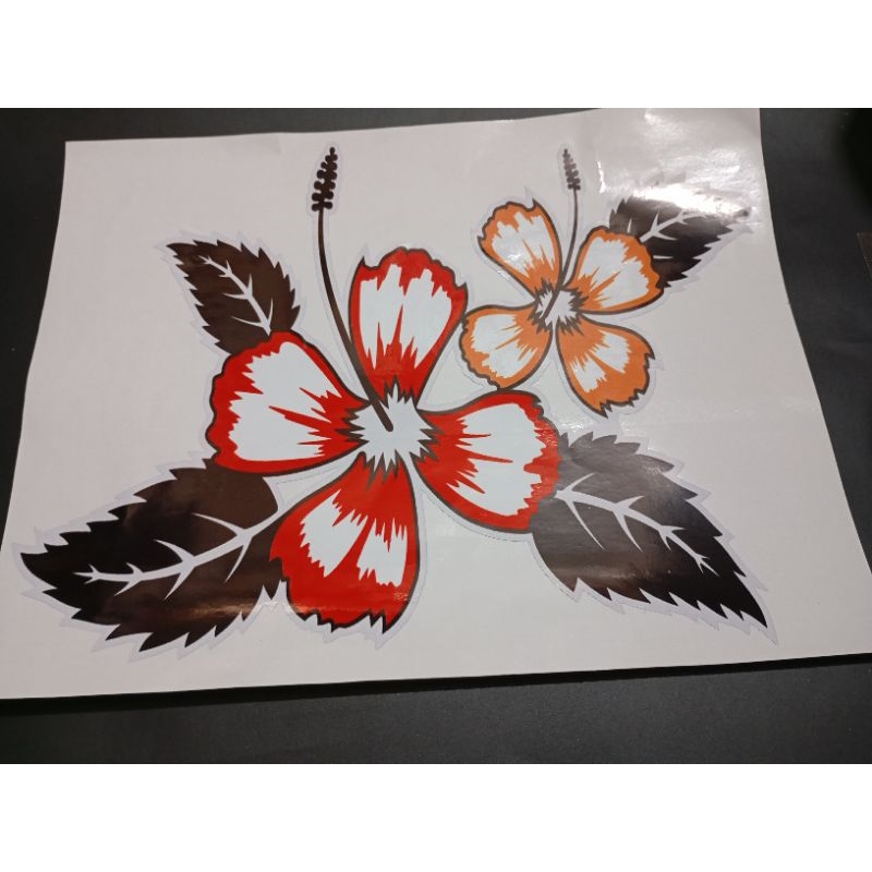 

stiker vinyl gambar besar (bunga)
