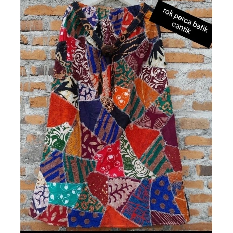 rok perca batik cantik unik
