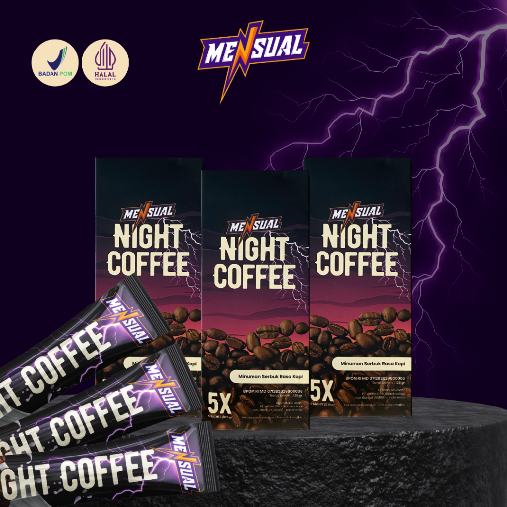 

Mensual - Night Coffee Kopi Penambah Energi | Kopi Vitalitas Pria BPOM | Program Stamina Permanen