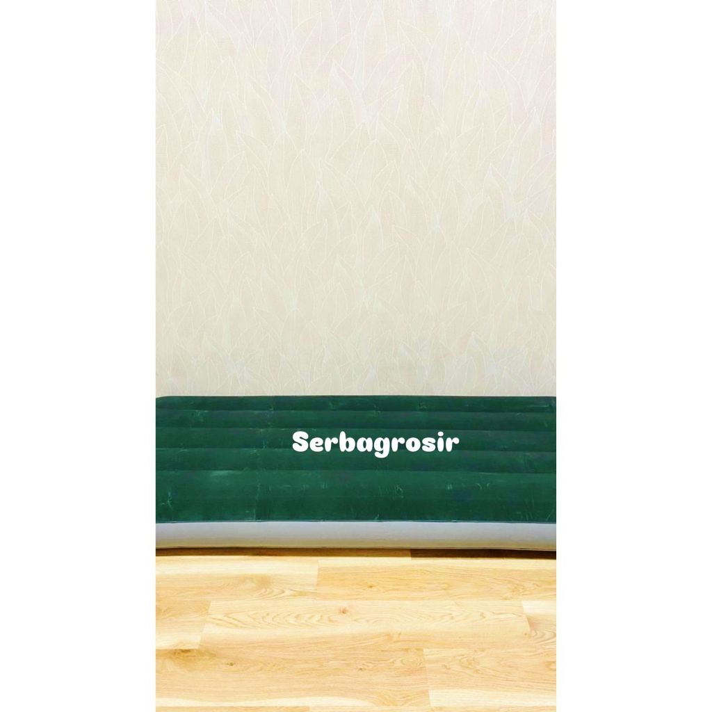 INTEX 64106 KASUR ANGIN SINGLE AIRBED DURABEAM SINGLE GREEN KASUR TIUP Kasur Angin Intex Durabeam Si