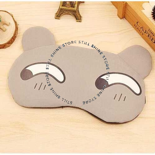 Slepping Mask Masker Kacamata Penutup Mata Tidur Nyenyak Nyaman Motif Karakter Lucu