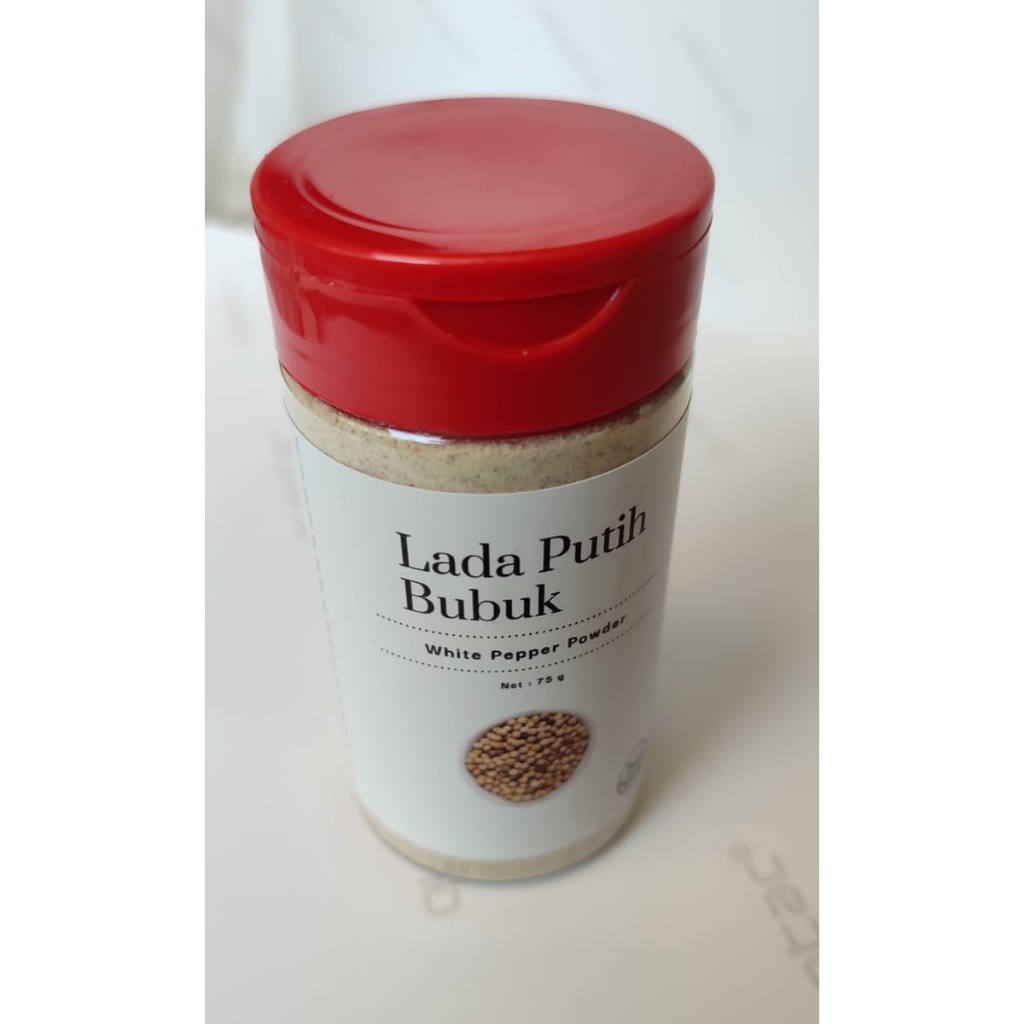 

Lada Putih Bubuk / White Pepper Powder 75 Gr Rempah Bumbu Masak Dapur