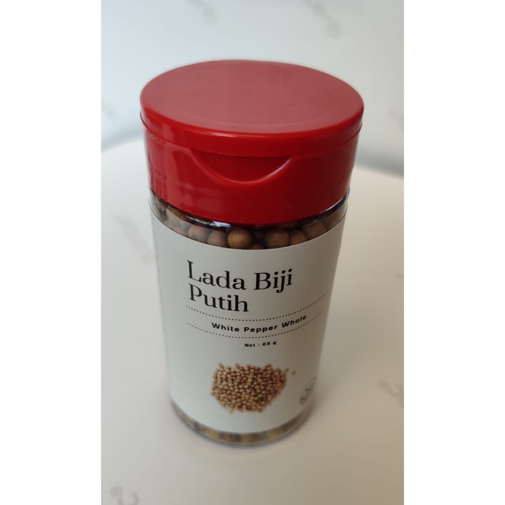 

Lada Putih Biji / Whole White Pepper 65 Gr Rempah Bumbu Masak Dapur