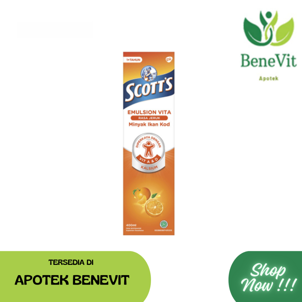 SCOTT'S EMULSION VITA ORANGE 400 ML