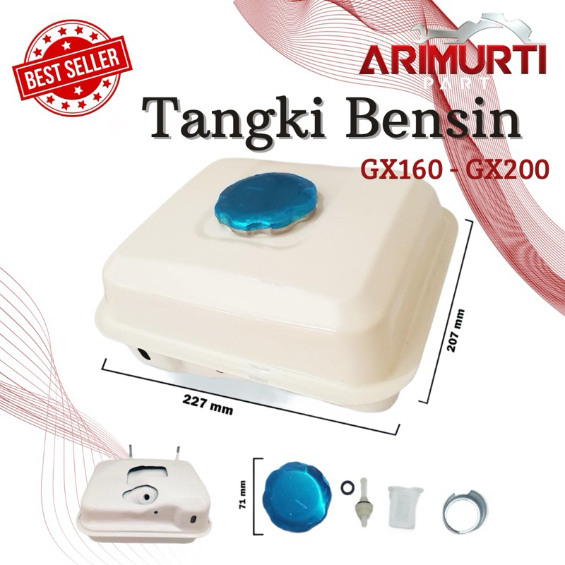 fuel tank gx160 / tangki gx160 / fuel tank gx200 / tangki bensin gx200 Saichi