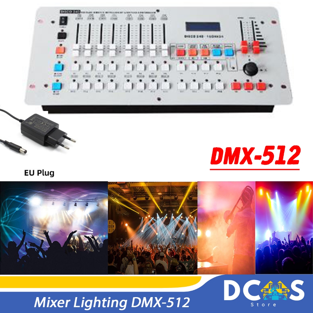 Stage Light Mixer DMX 512 / Disco 240 DMX240 Controller Lampu Panggung