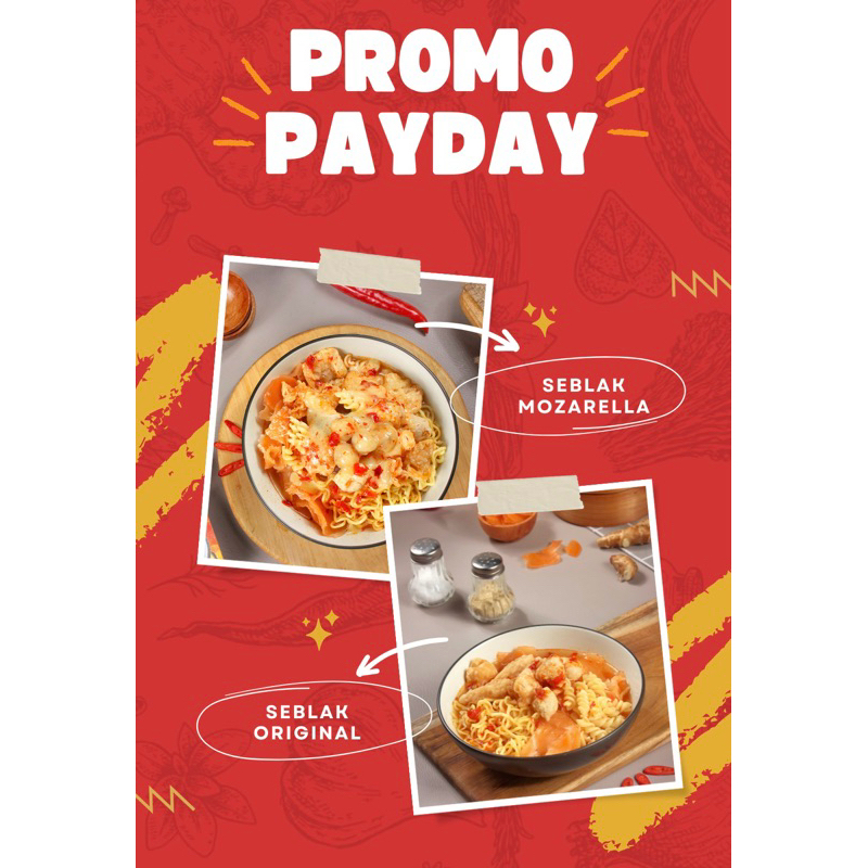 

[Promo Payday] Seblak Mozarella + Seblak Original