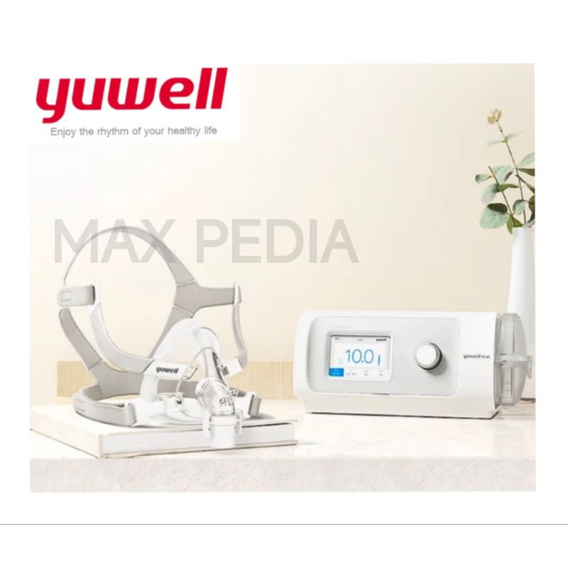 ORIGINAL YUWELL FULL MASK COMPLETE SET masker sleep apnea ventilator pernapasan mesin CPAP apap bipa