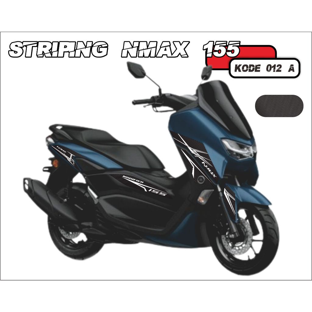 Striping Sticker Yamaha Nmax New 155 Stiker Variasi Yamaha Nmax 155 All New Motorcyle