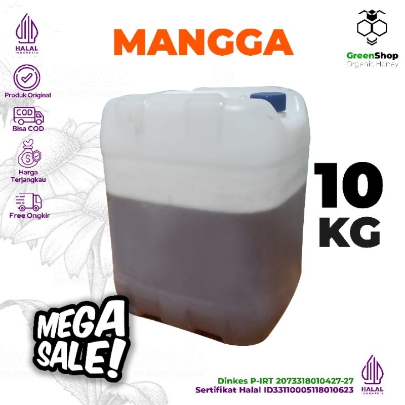 

Madu Nektar Bunga Mangga Super 10kg Grade A Raw Honey