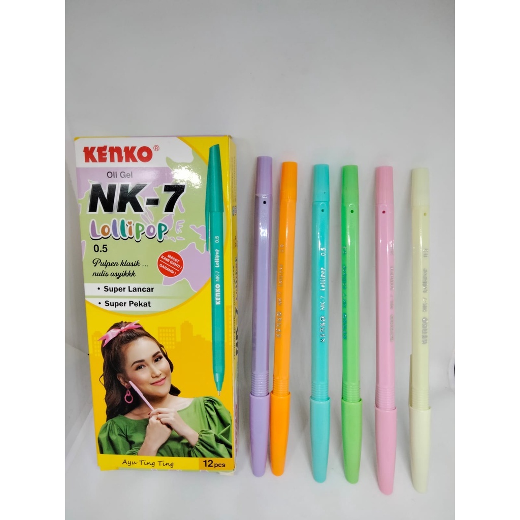 

pulpen kenko Nk-7 / pena kenko Nk-7 / ball pen kenko Nk-7 / ballpen kenko nk 7 satuan (1pcs)