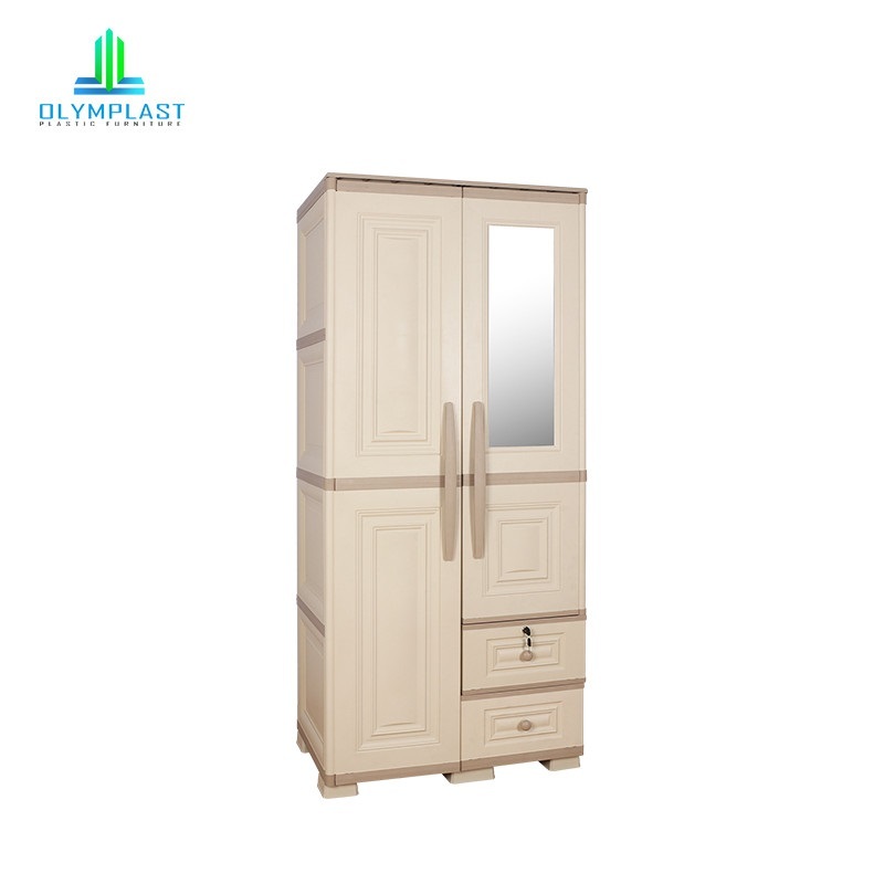 Lemari Pakaian Plastik 2 Pintu / Olympic Olymplast OTC 02P Modern