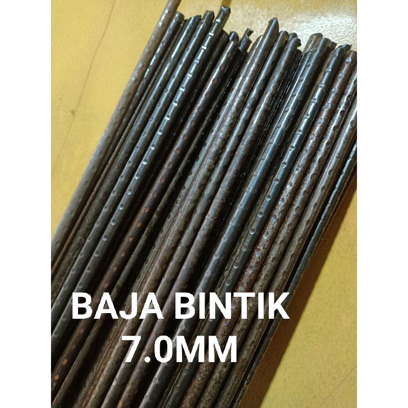 baja bintik 7.0mm bahan busur panah ikan | baja keras