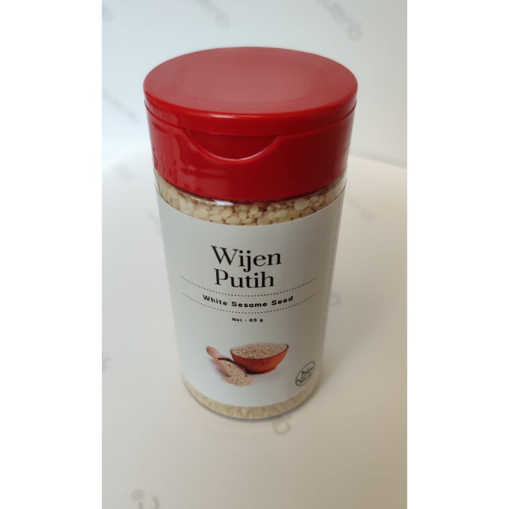 

Wijen Putih / White Sesame Seed 65 Gr Rempah Bumbu Masak Dapur