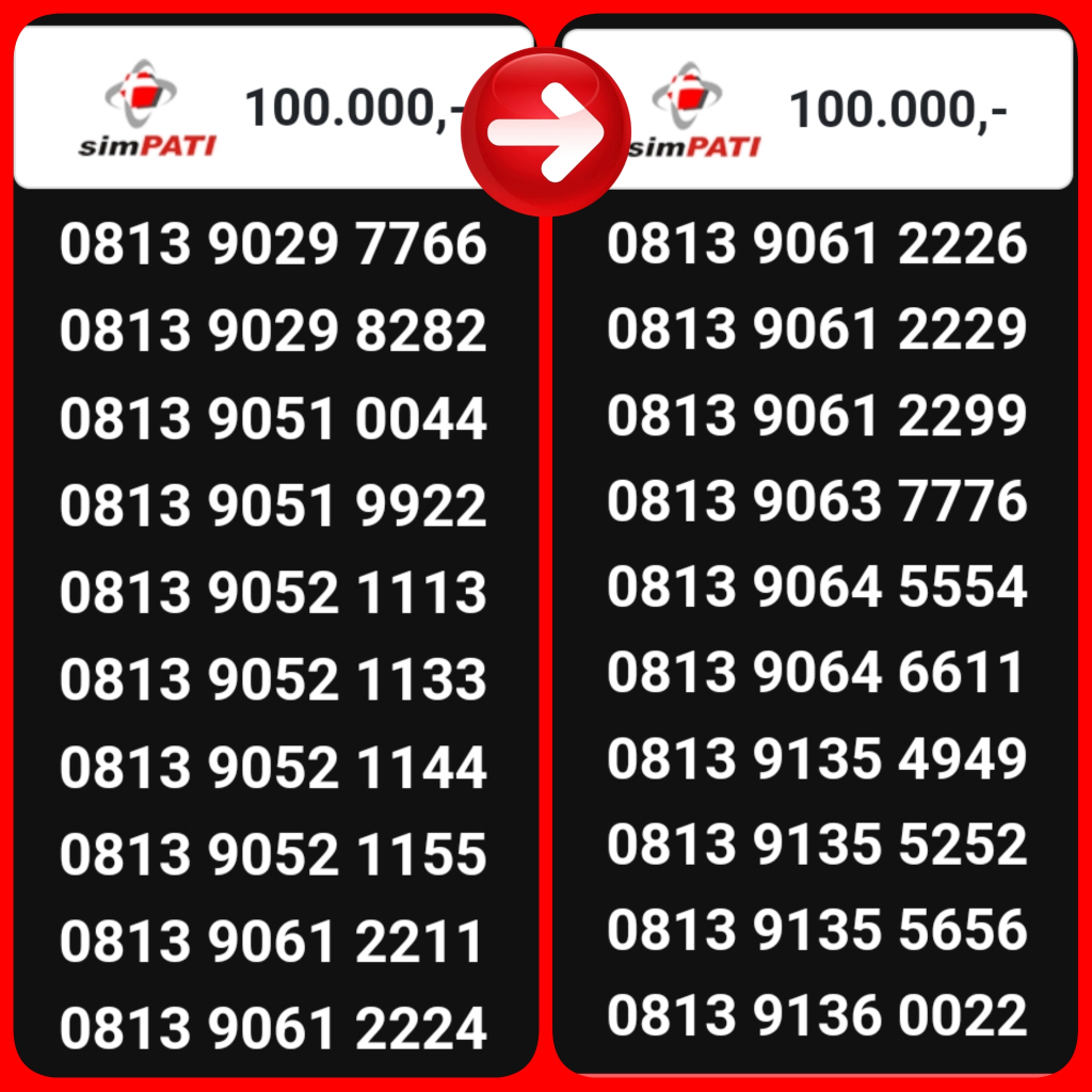 NOMOR CANTIK & REQUEST NOMOR klik cari Nomor Cantik Indonesia @25