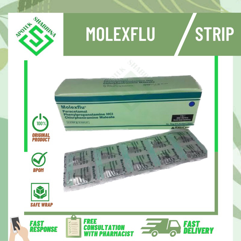 MOLEXFLU / MOLEX FLU/ DEMAM BATUK PILEK FLU