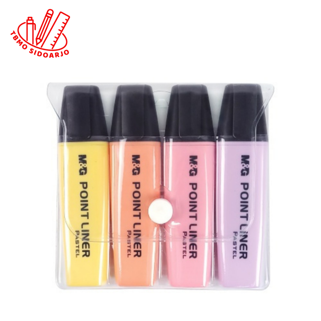 

TBMO M&G Highlighter Point Liner Pastel Color Set 4 AHM21580