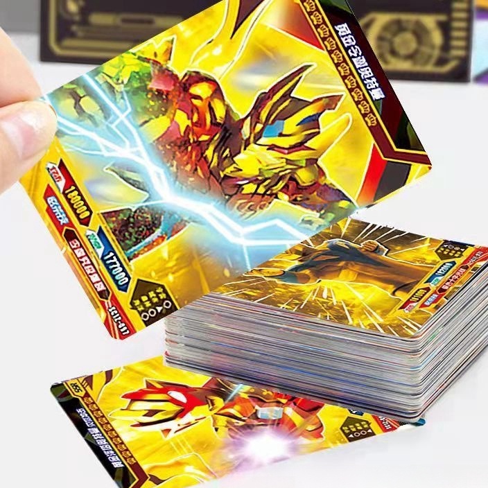DISKON SPESIAL 11pcs Kartu Ultraman Mainan Ultraman Mainan Kartu Ultraman Orb Gold Ultra Rare Card K