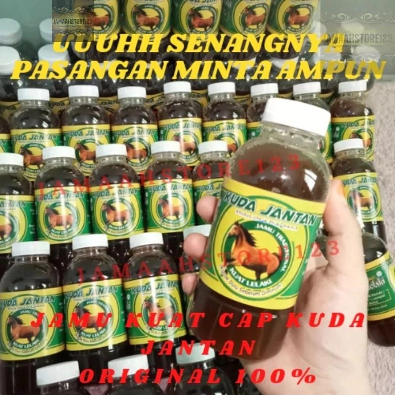 Jamu Kuat Pria Asli Madura Cap Kuda Jantan | Jamu Kuat Pria Dewasa Asli Madura 100% Original | Jamu 