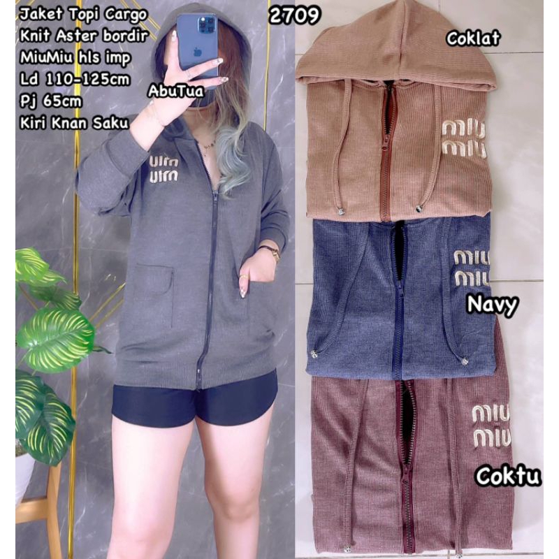 KAMA 2709 Jacket Topi Cargo Knit MiuMiu Imp