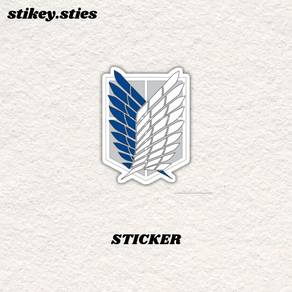 

STICKER ANIME ATTACK ON TITAN AESTHETIC AOT ANTI AIR VINYL / STIKER HELM LAPTOP HP MOTOR TUMBLR TAS KOPER