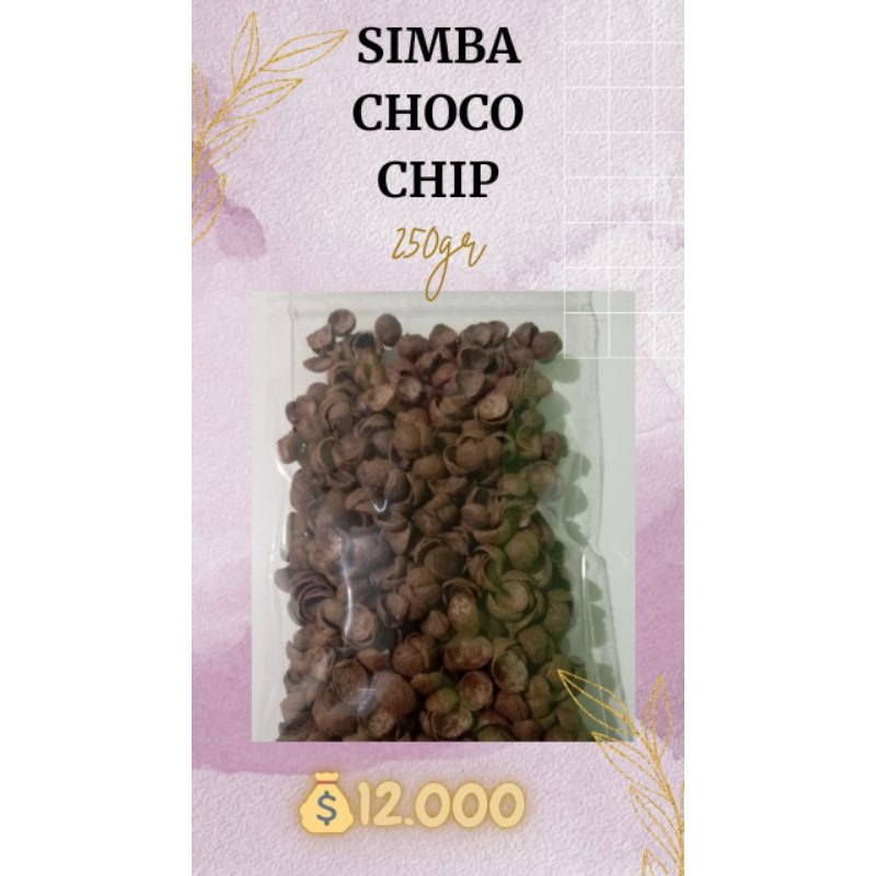 

simba choco chip repacking 250gr