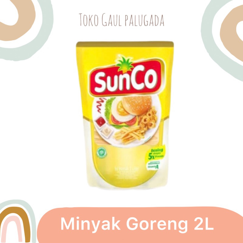 

MINYAK GORENG SUNCO 2L | TOKO GAUL PALUGADA