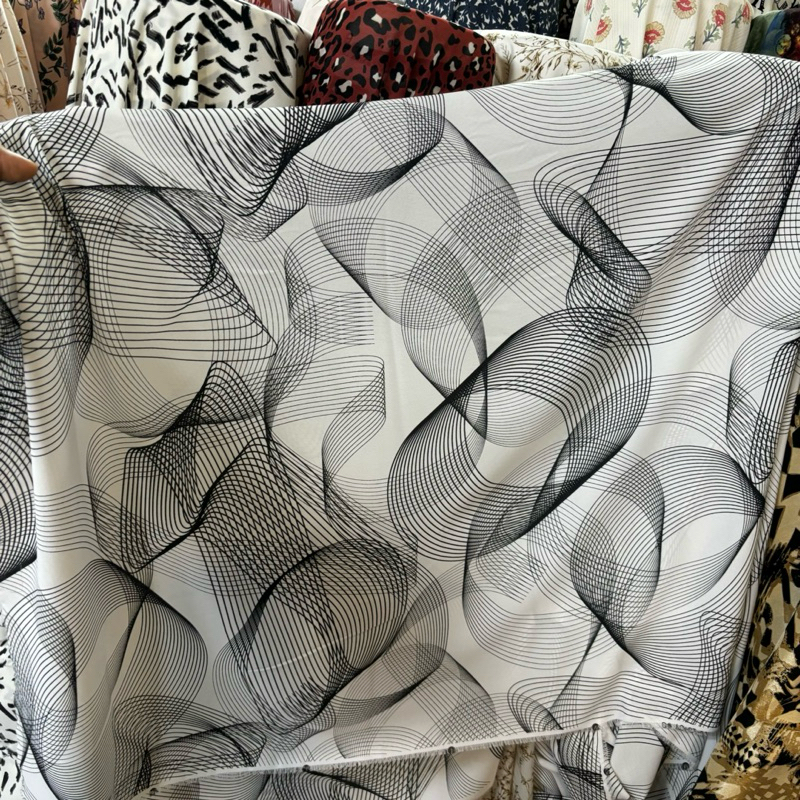 Kain Zara Crepe - kain zara crepe premium - kain crepe premium - kain zara motif // lq