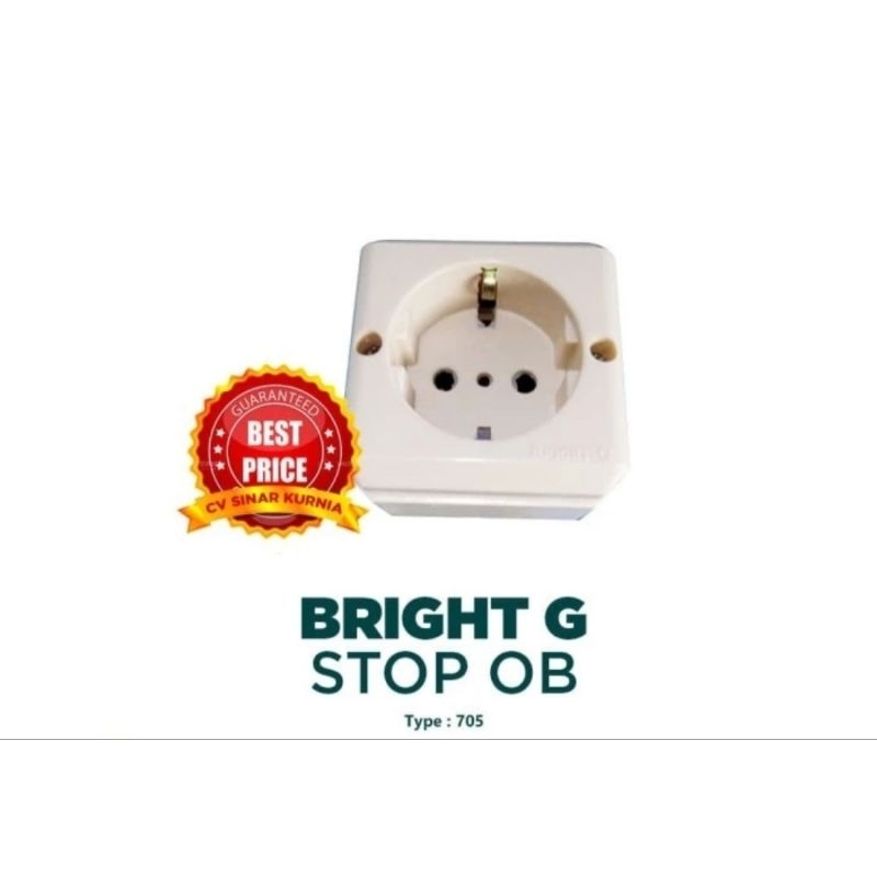 Stop Kontak Lampu Outbow Stop Kontak luar Tembok Bright G 705