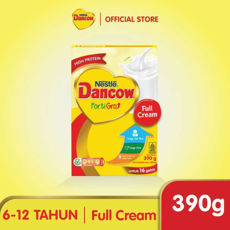 

DANCOW FORTIGRO FULL CREAM 390 GRAM UNTUK NUTRISI ANAK-ANAK USIA 6-12 TAHUN