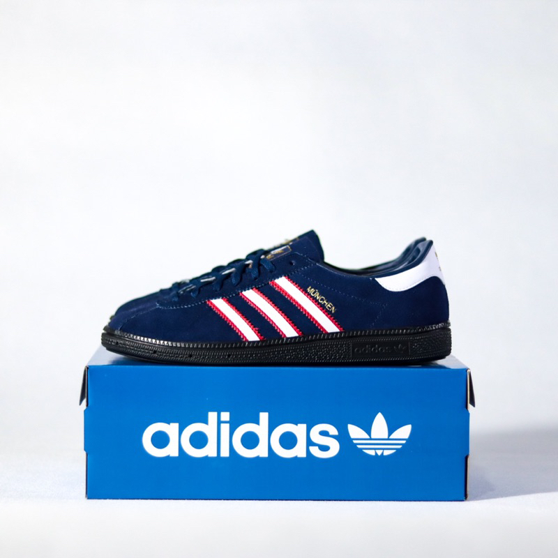 Sepatu Adidas Munchen/Manchester Blue Navy