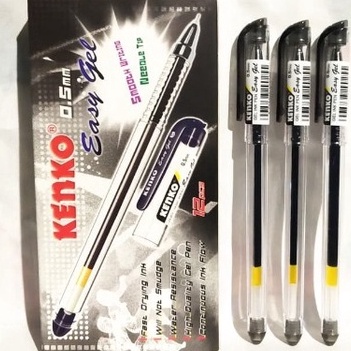 

PROMO SEMANGAT Pulpen Easy Gel KENKO 1 Lusin