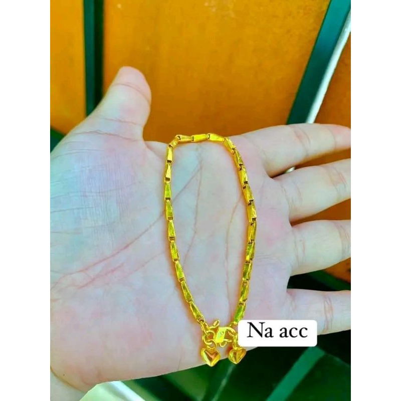 gelang padi 1 suku lapis emas