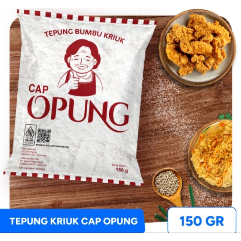 

[150 gram] tepung bumbu kriuk cap opung