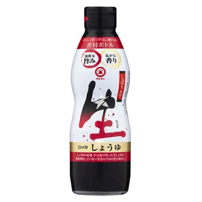 

MARUKIN Shiboritate Nama Shoyu / Kecap Asin Jepang 450Ml Botol