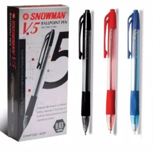 

MURRRMERRR PULPEN PEN SNOWMAN V5 LUSIN 12 PCS