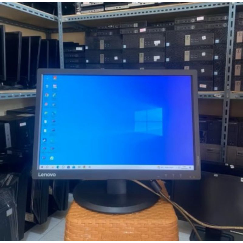 monitor LED Lenovo E2054A thinkvision 20 inci layak pakai
