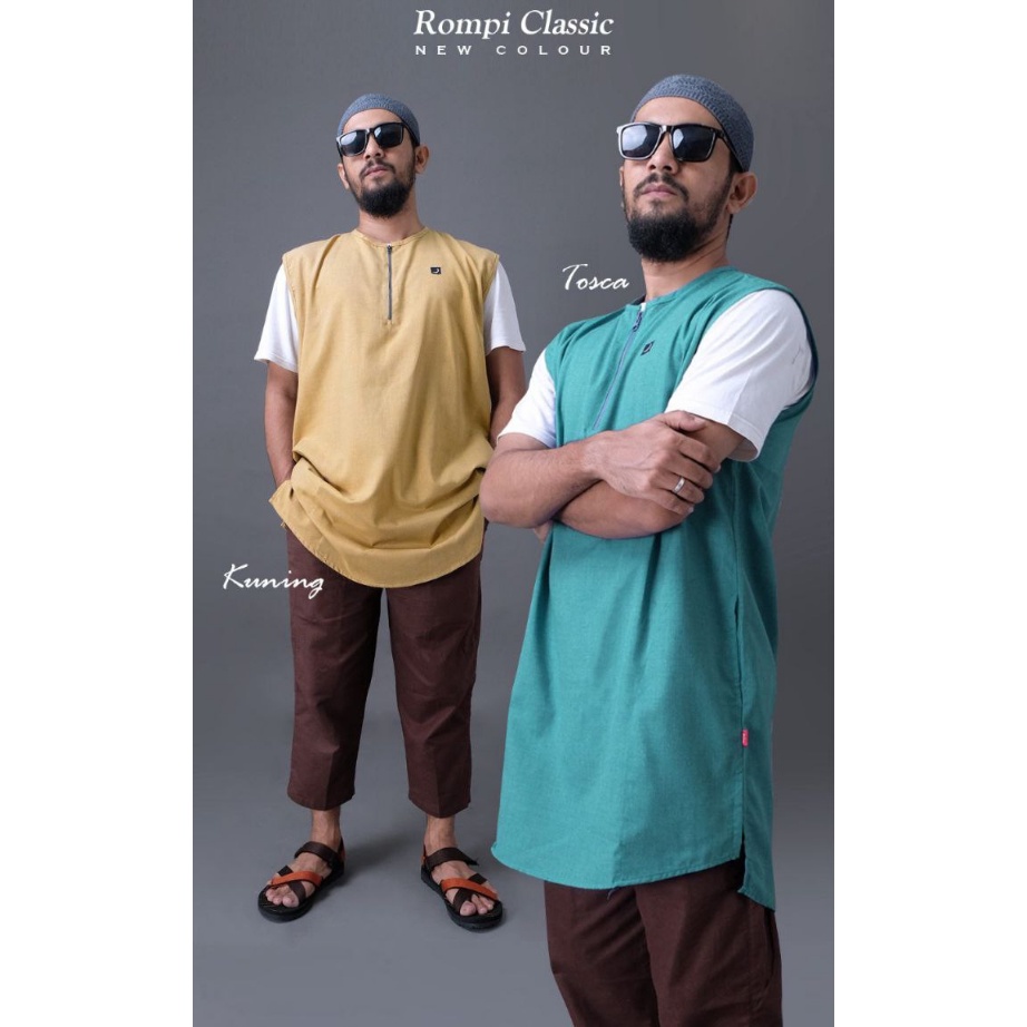 SPESIAL ROMPI SHOLAT ROSAL CLASSIC POLOS  BAJU SHOLAT PRIA MURAH  BAJU KOKO PRIA MURAH  ROSAL GAMIS