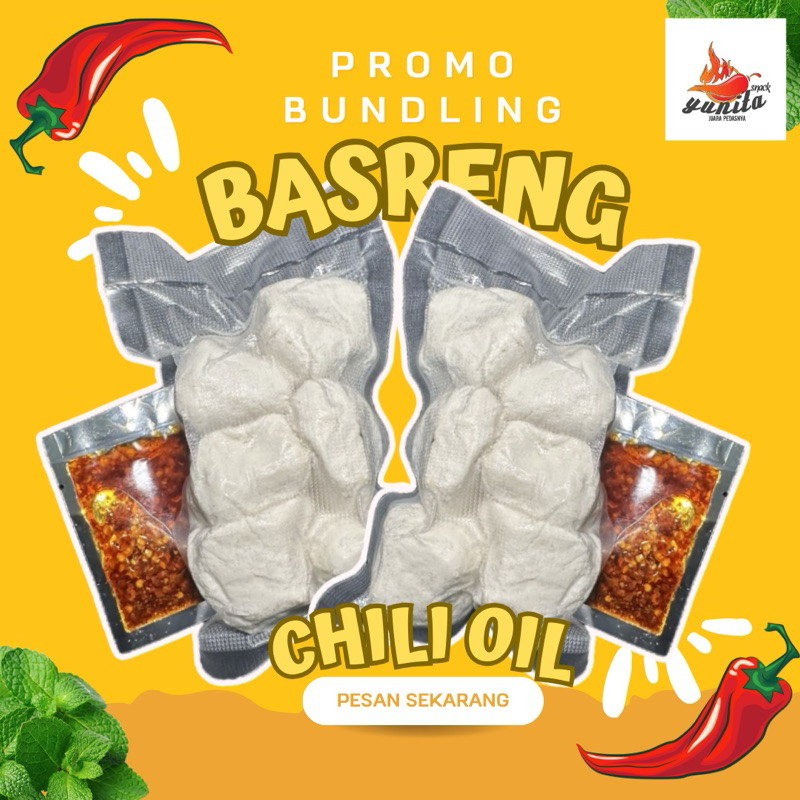 

[ISI 2] Basreng Mentah IKAN + 2 Chili Oil Sachet