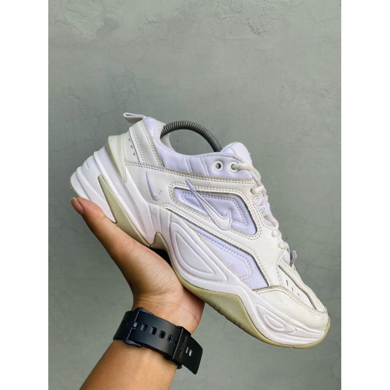 Sepatu Sneakers N*ke M2k Tekno White Second Bekas 42