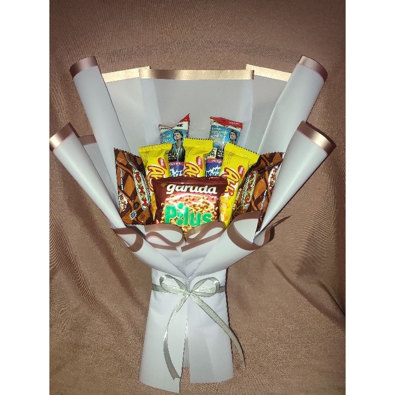 

snack bouquet, buket snack