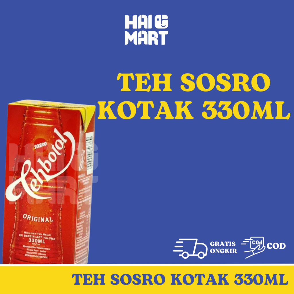 

Sosro Teh Botol Kotak 330ml