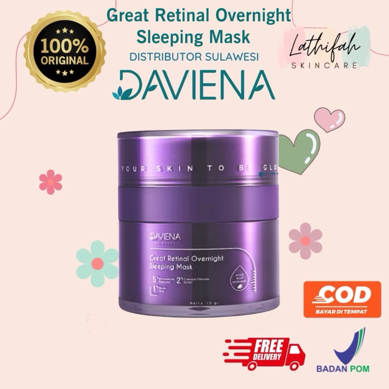Great Retinal Overnight Sleeping Mask | retinal daviena makassar