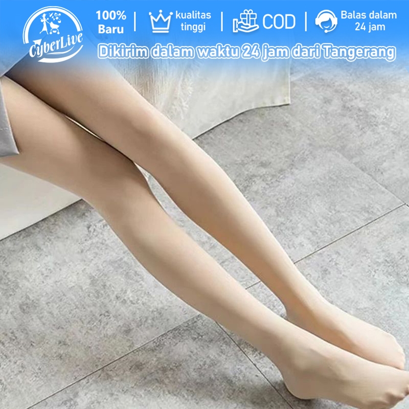 Stocking Kulit Stocking Winter Stocking Bentuk Legging Bare Leg Stocking