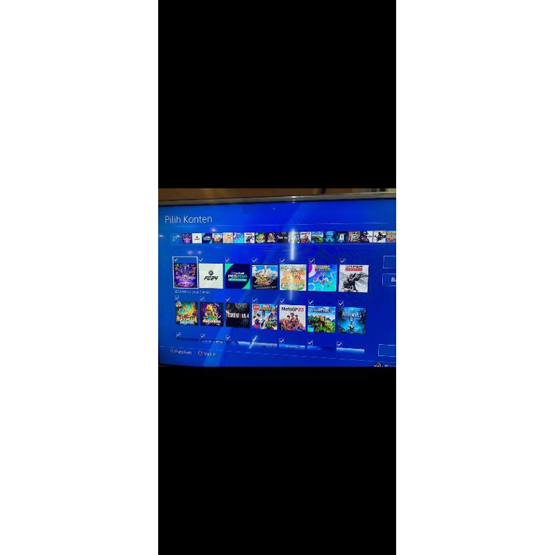 Mesin PS4 fat clone isi game