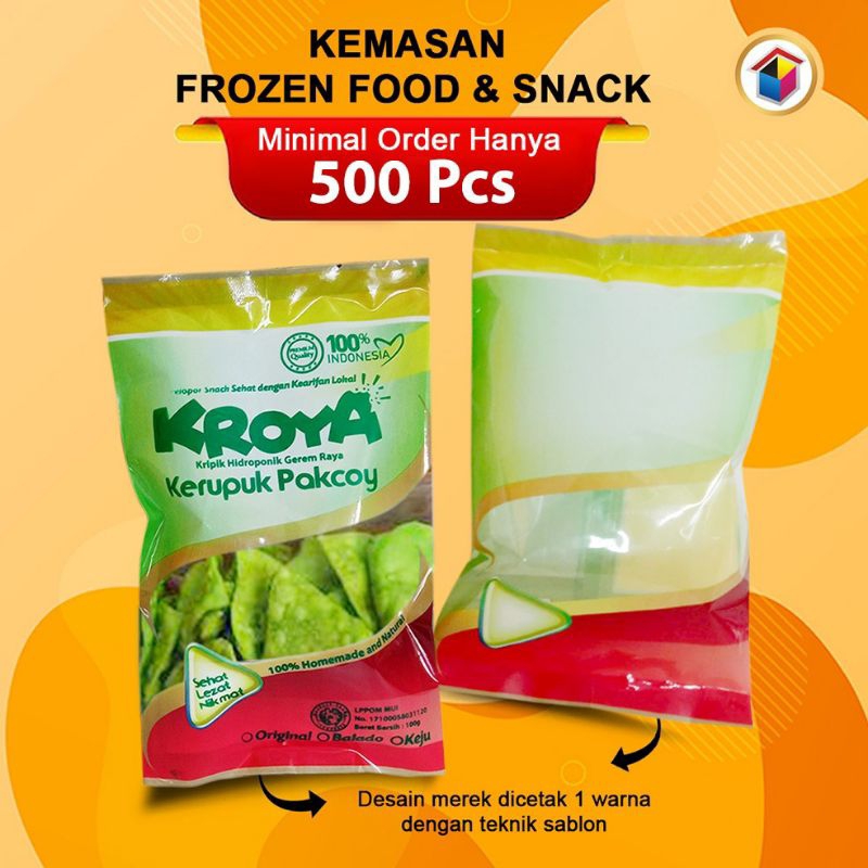 

Kemasan Murah Modern Printing Rotogravure untuk Snack atau Frozen Plastik 15x25cm (Hijau)