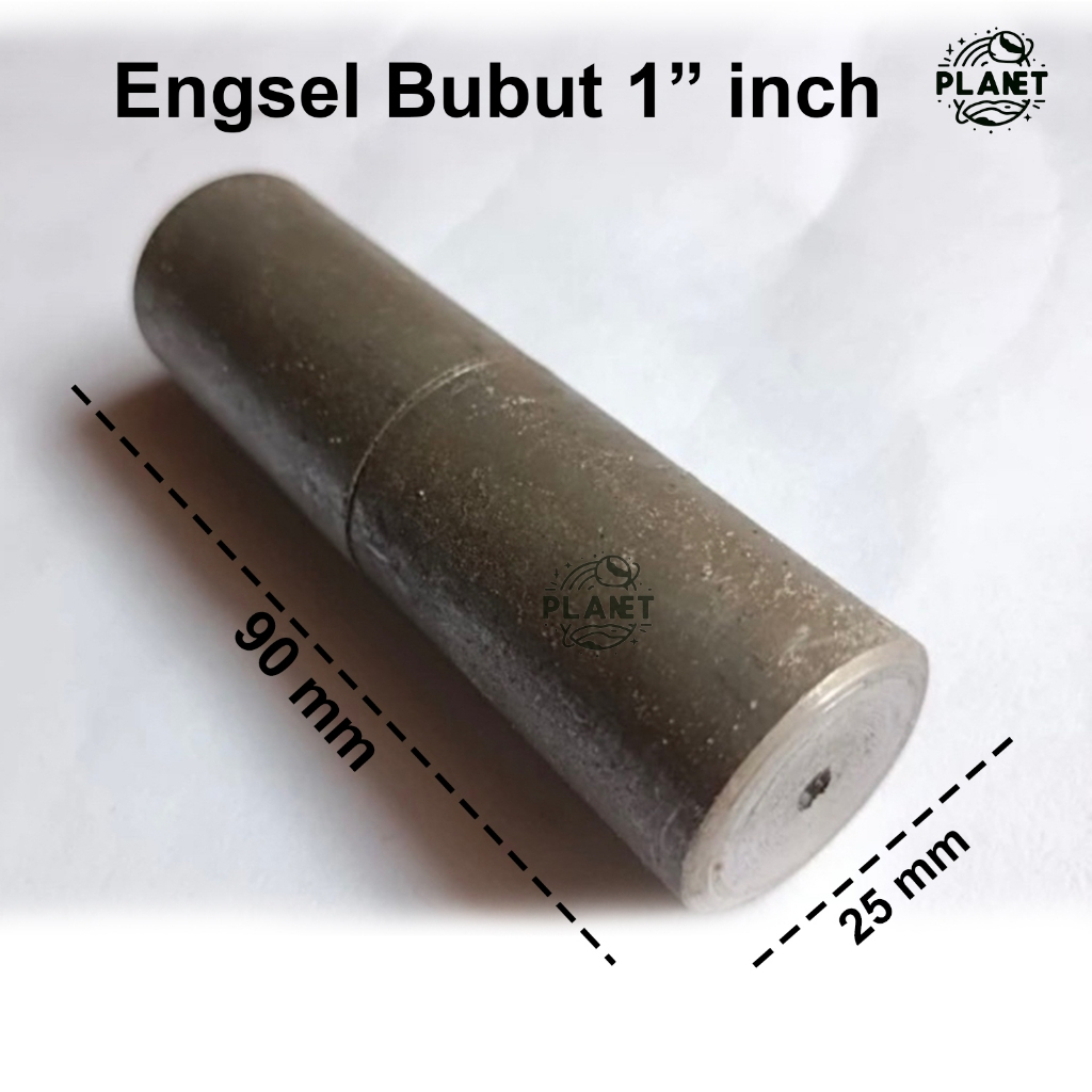 Engsel bubut 1" inch (25mm) Panjang 9cm HARGA GROSIR/ENGSEL BUBUT MILLING
