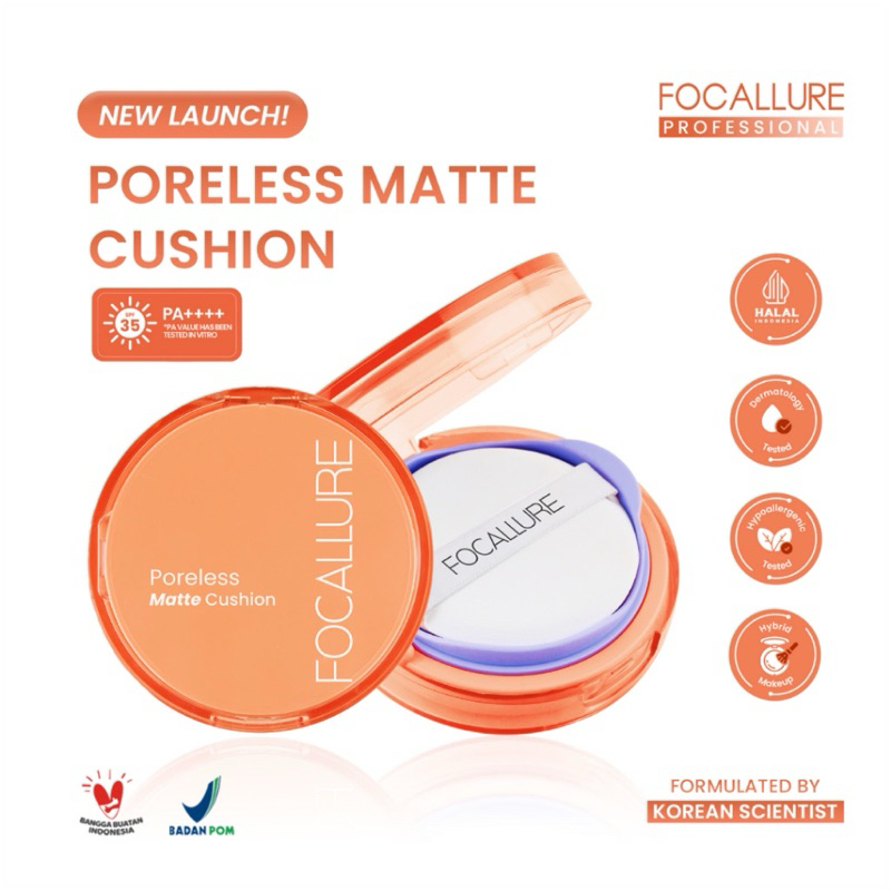 FOCALLURE PORELESS MATTE CUSHION