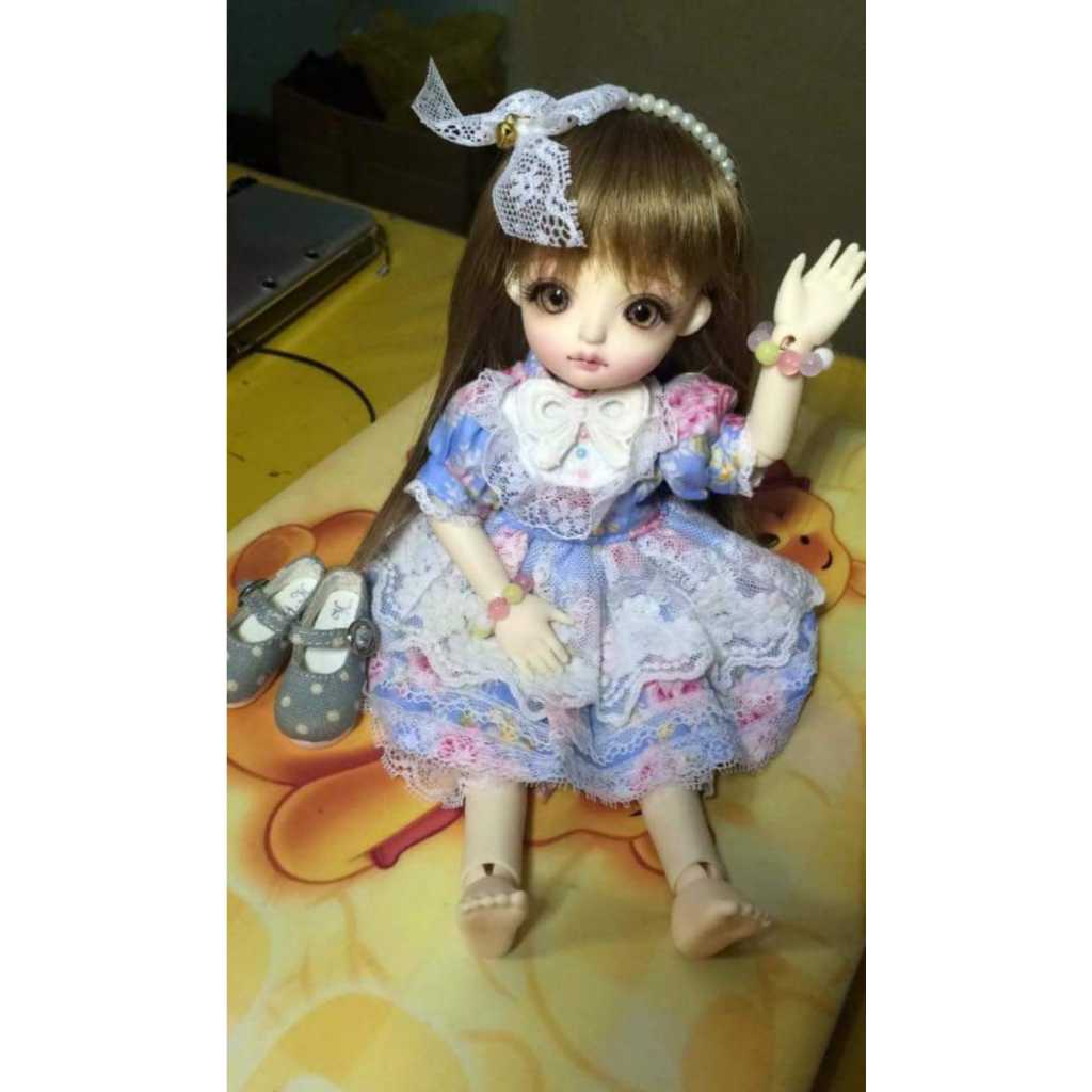Boneka BJD YOSD 1/6 Lina Chouchou legit (tanpa mata) free YOSD BJDshop