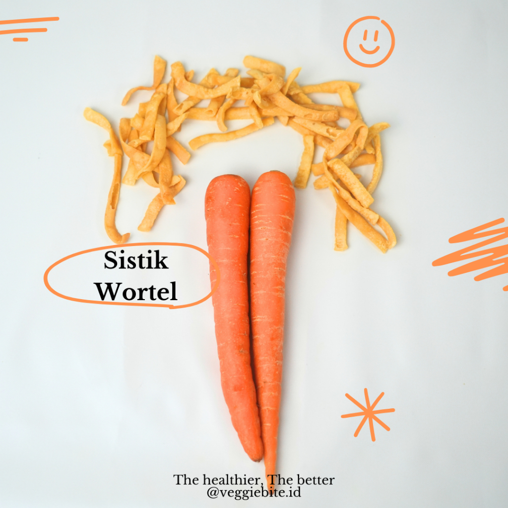

Sistik Wortel - Veggie Bite - Snack Sayuran Sehat
